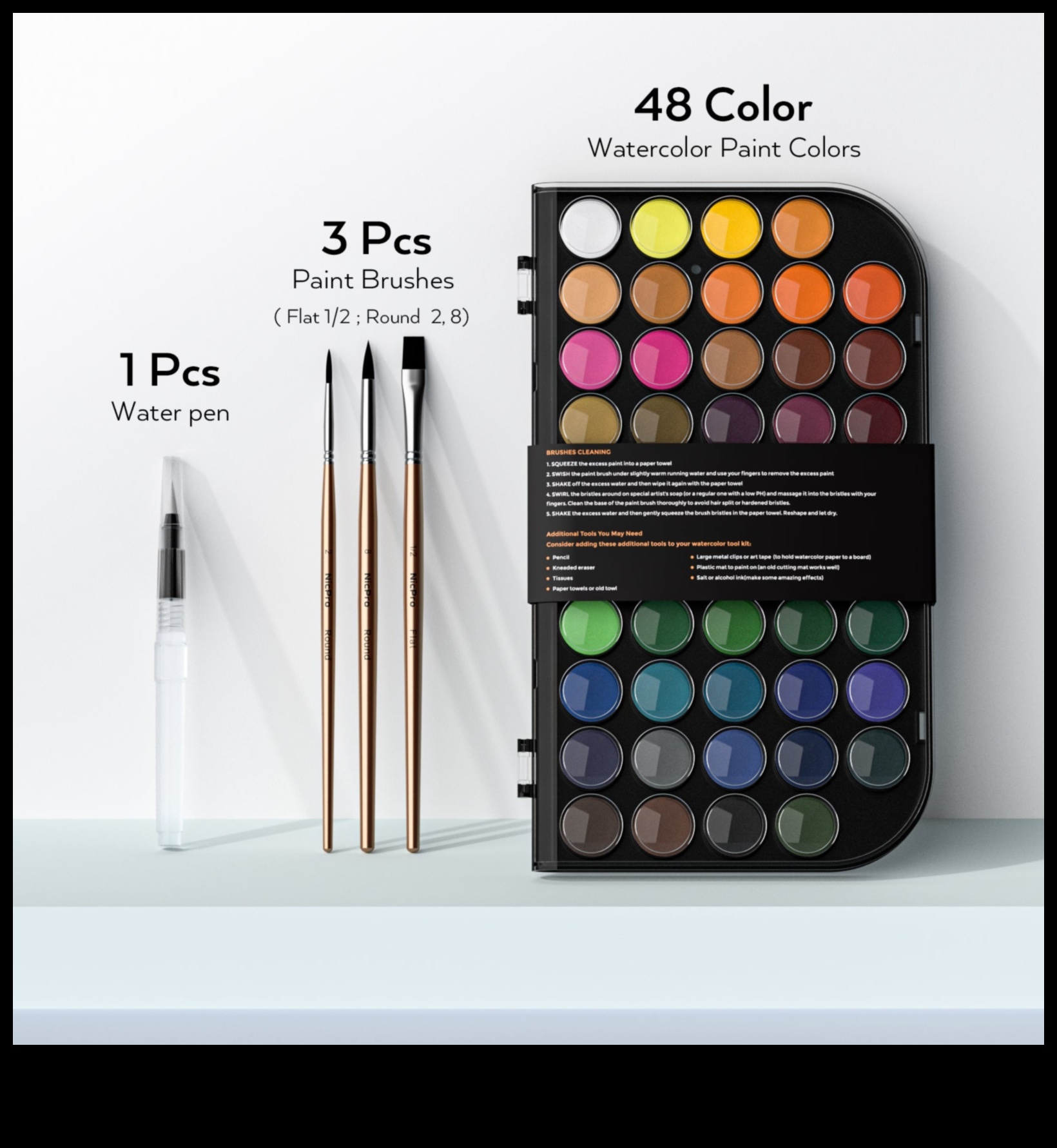 الأشكال المصقولة: قم بتحويل بشرتك باستخدام حبر الألوان المائية