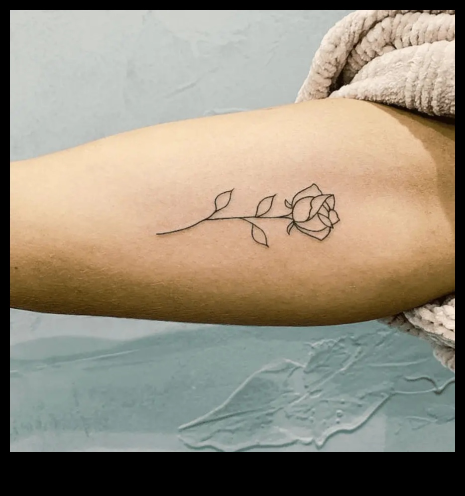 الجمال الهادئ: اكتشف عالم فن الوشم البسيط والدقيق