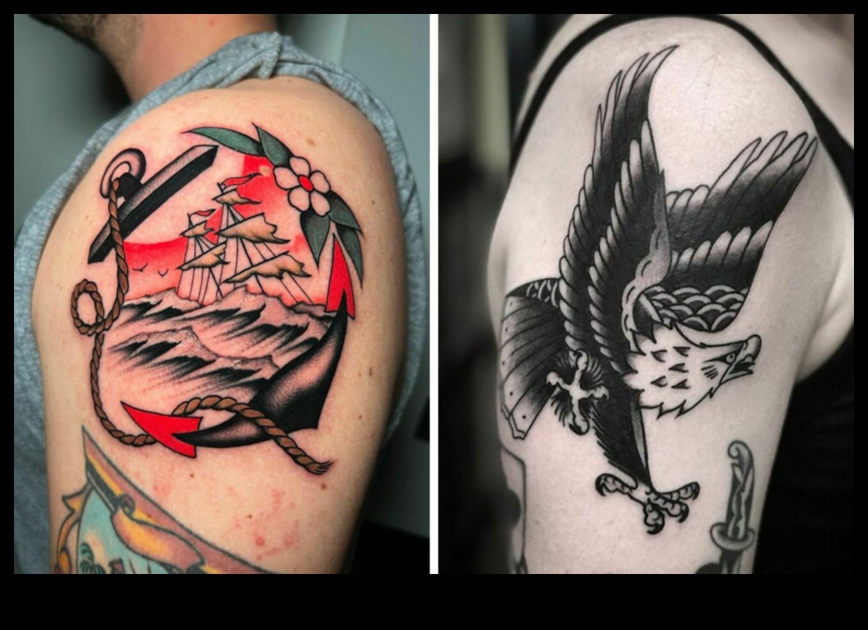 جريئة وخالدة: البيانات الكلاسيكية في فن الوشم التقليدي