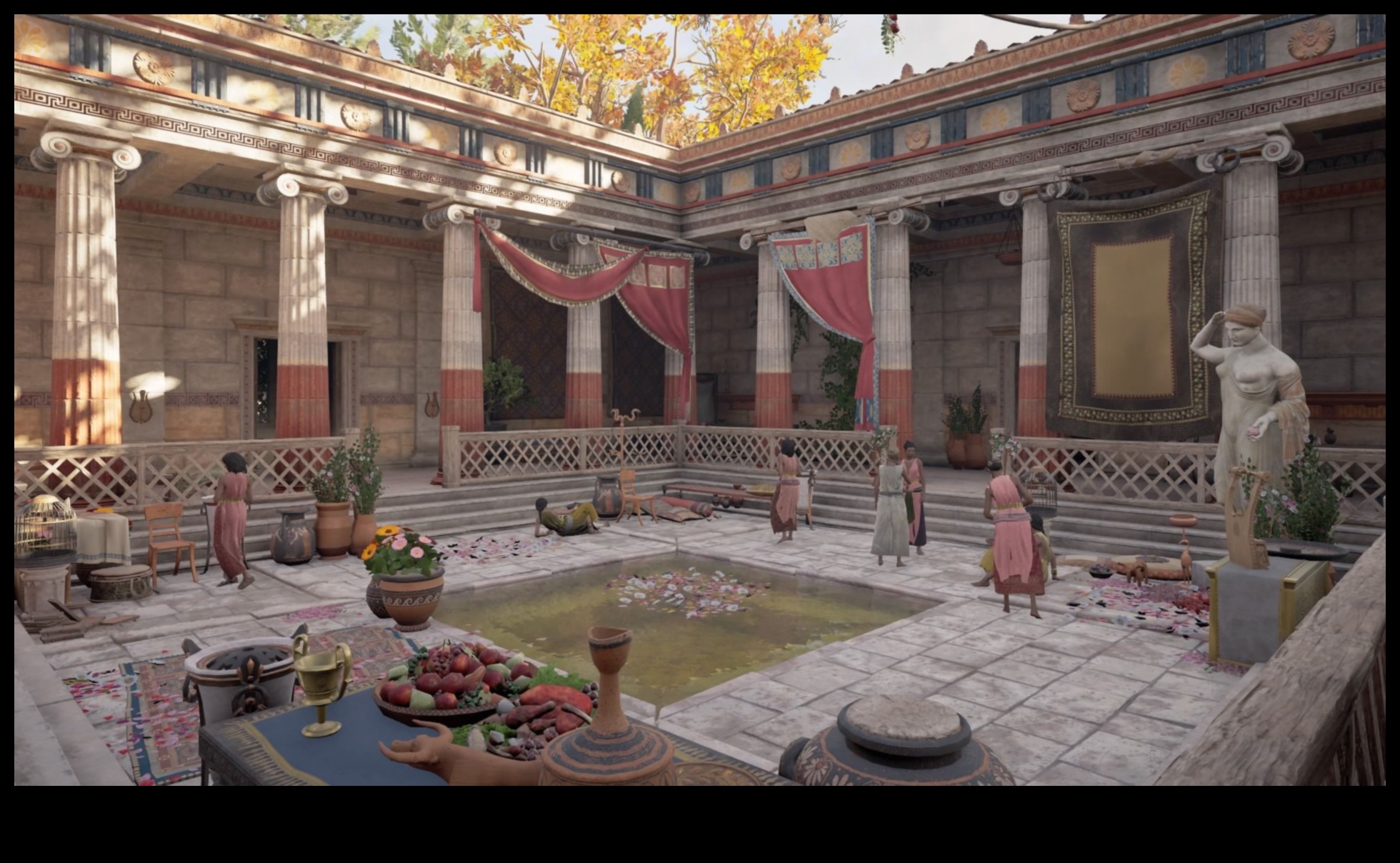 جماليات الأتريوم: الفنون الزخرفية في الساحات الرومانية