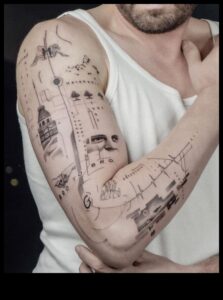 الانصهار الفني: حيث يلتقي الإبداع بالجلد في الوشم