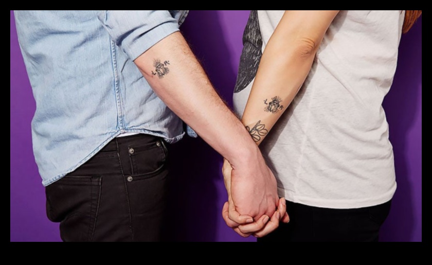 الرومانسية الموشومة: التعبير عن الحب من خلال الوشم الزوجين
