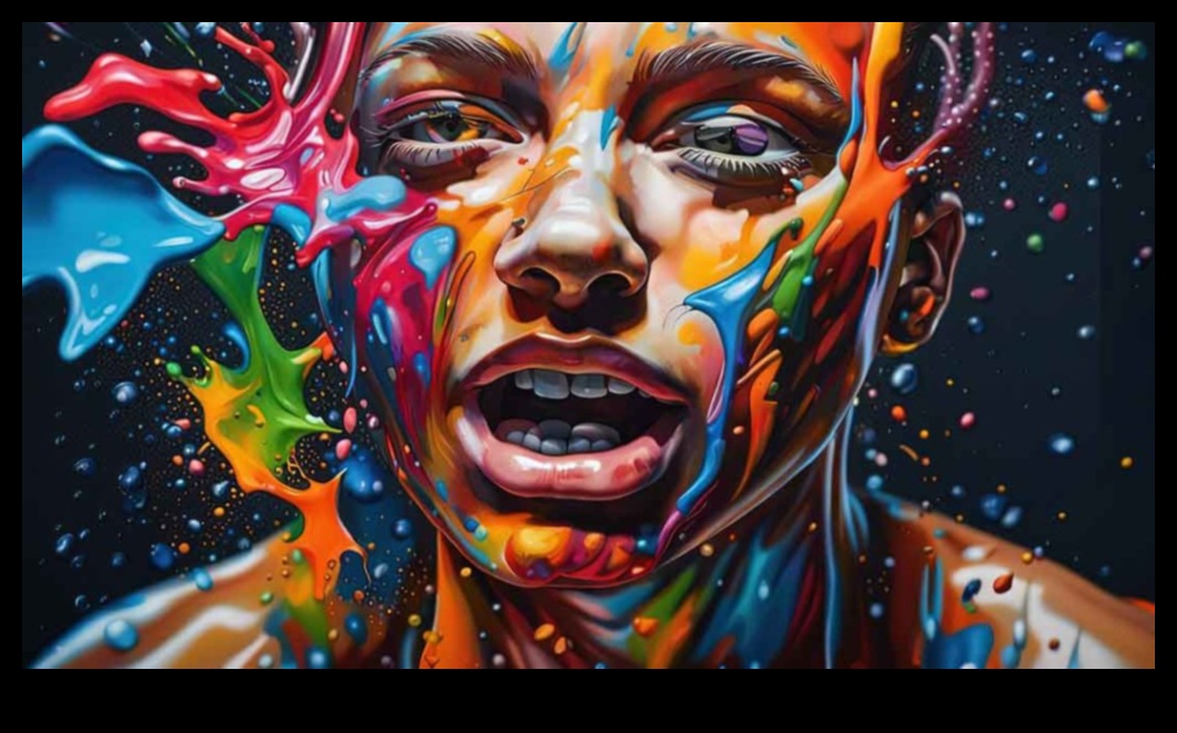 الحوارات الديناميكية: محادثة الفن التجريدي مع المشاهد