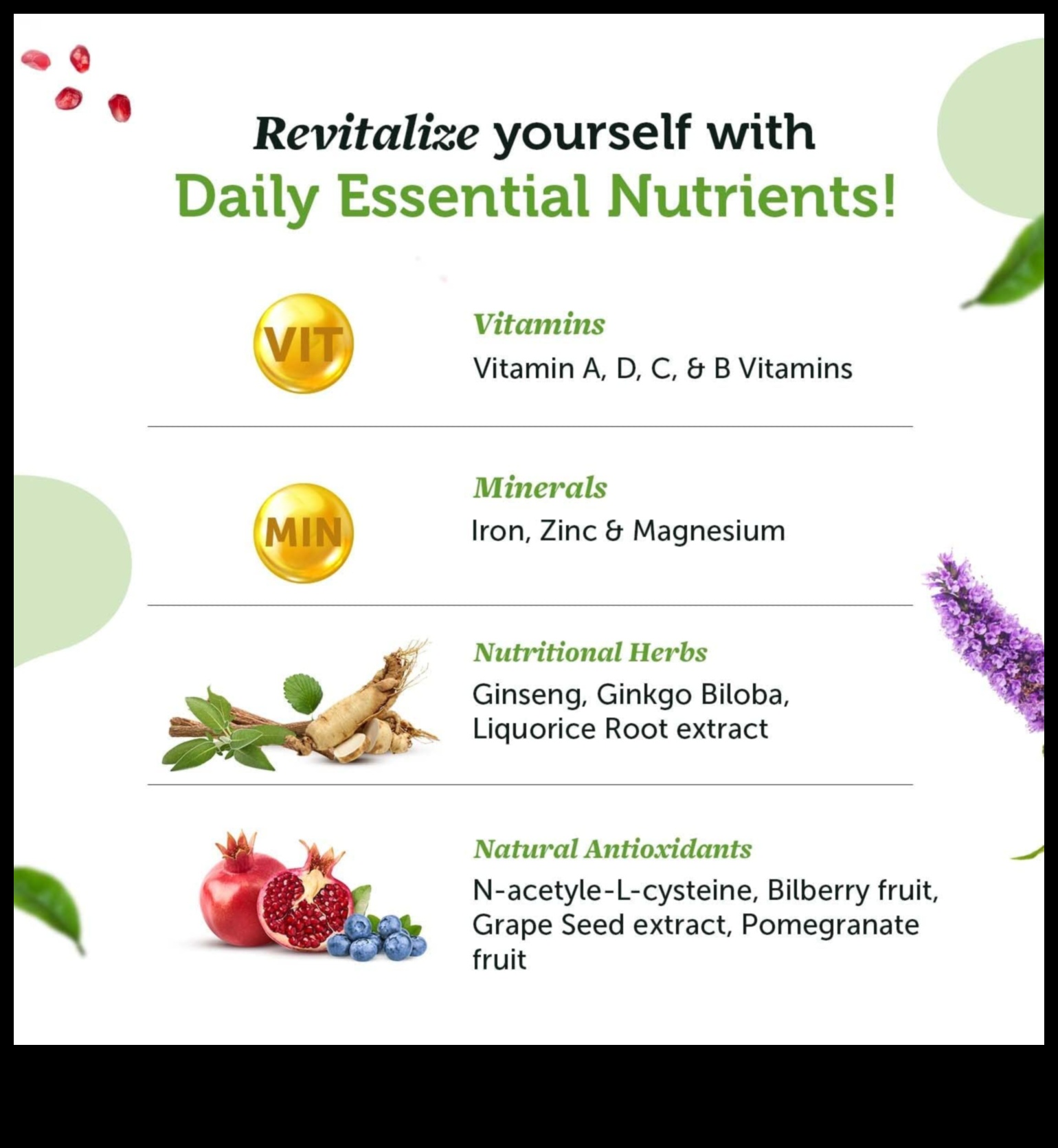 تنشيط وتزدهر: العناصر الغذائية الأساسية لحياة مشعة